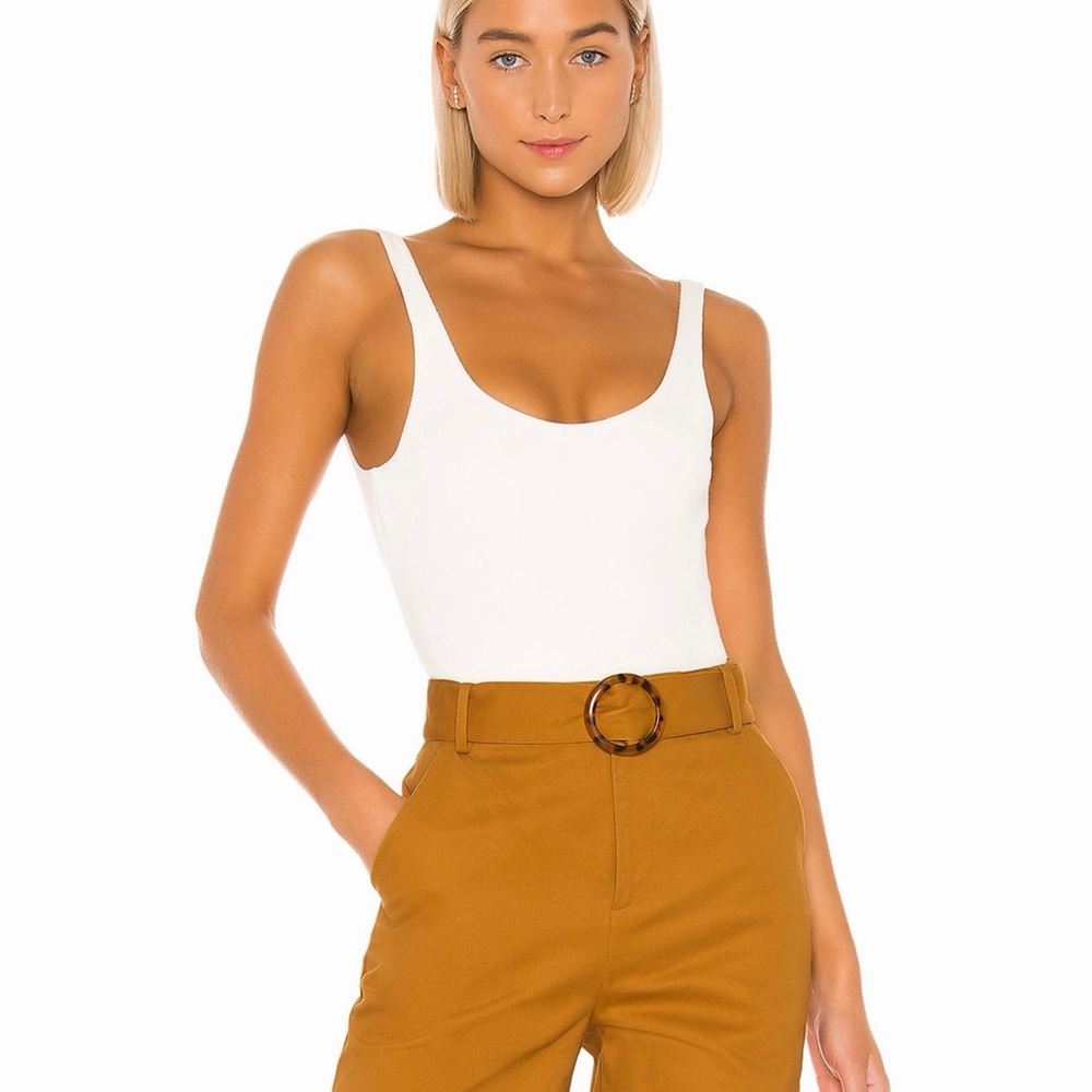 Privacy Please White Bodysuit